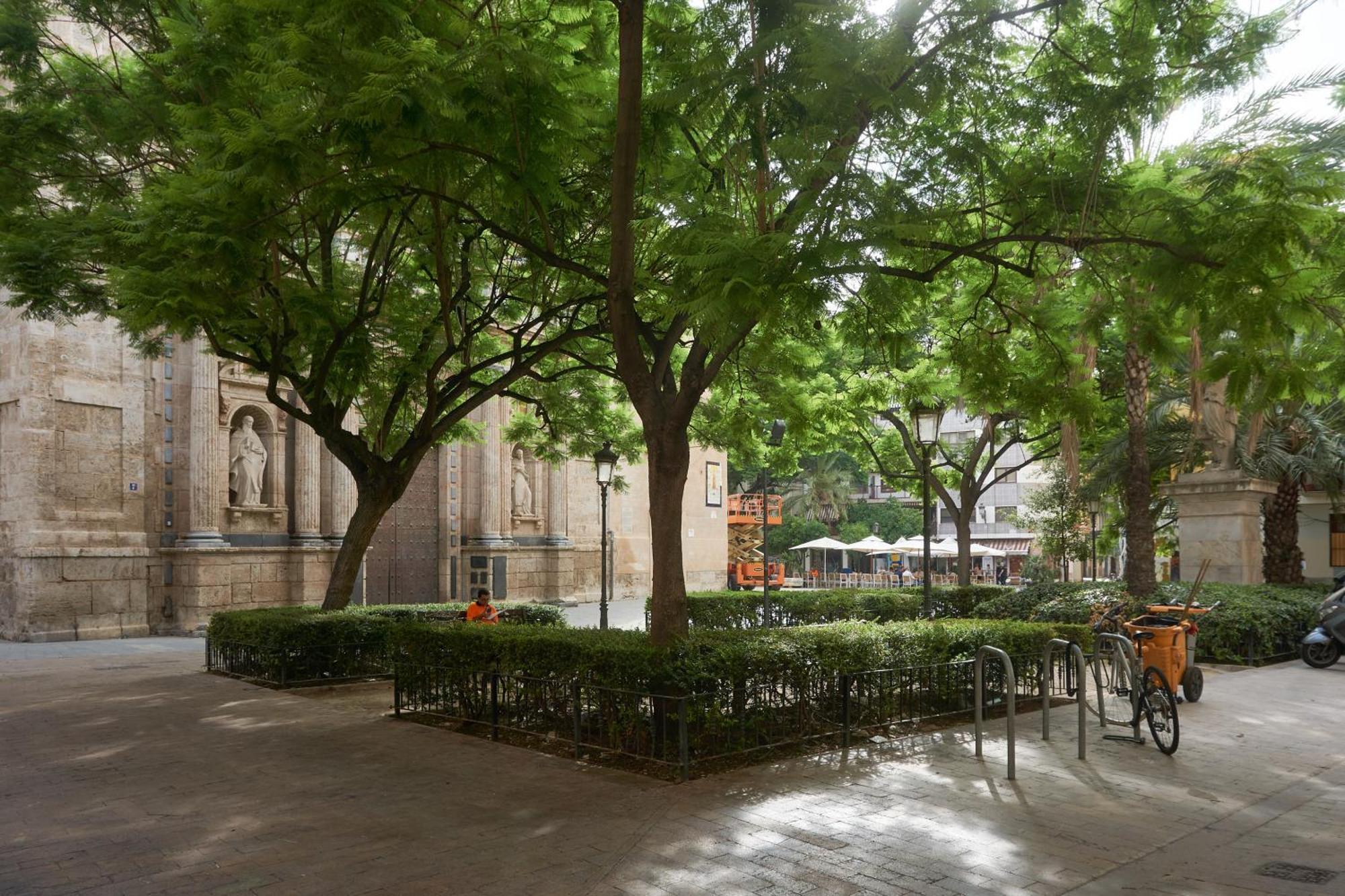 Ferienwohnung Sunny Cozy Penthouse With A Terrace At Plaza Del Carmen Valencia Exterior foto